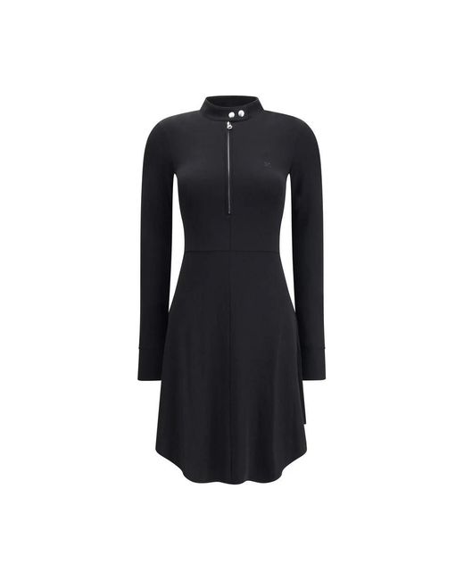 Courreges Black Viscose Casual Dress