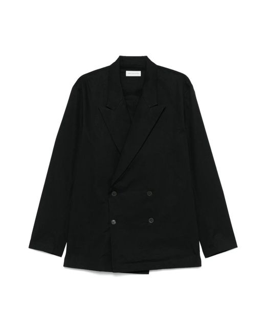 Dries Van Noten Jassen ,Zwart ,Stijlvolle Caplans Mode Accessoires Collectie in het Black voor heren