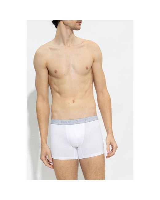 Hanro Boxers 2-Pack in het White voor heren