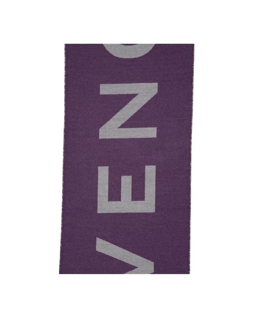 Givenchy Wool Logo Schal in Purple für Herren
