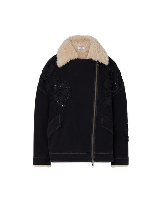 Liu Jo Uf6152 Denim Jacket in het Black