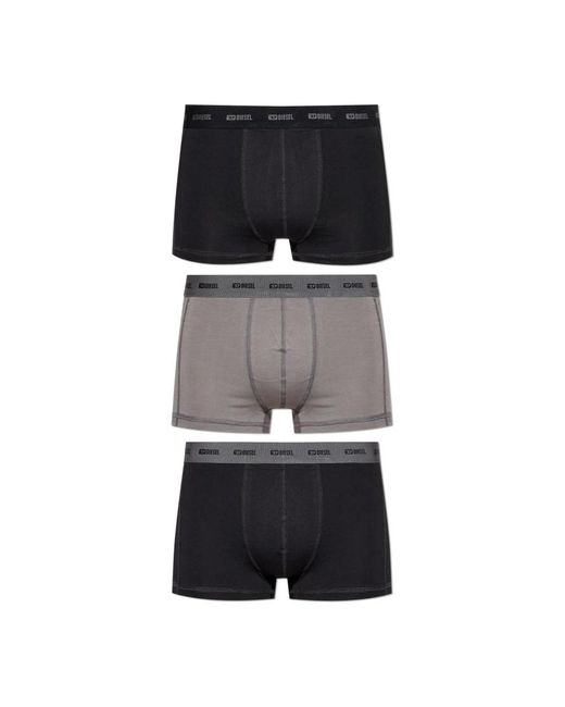 DIESEL Damien 3Er-Pack Boxer Briefs in Black für Herren