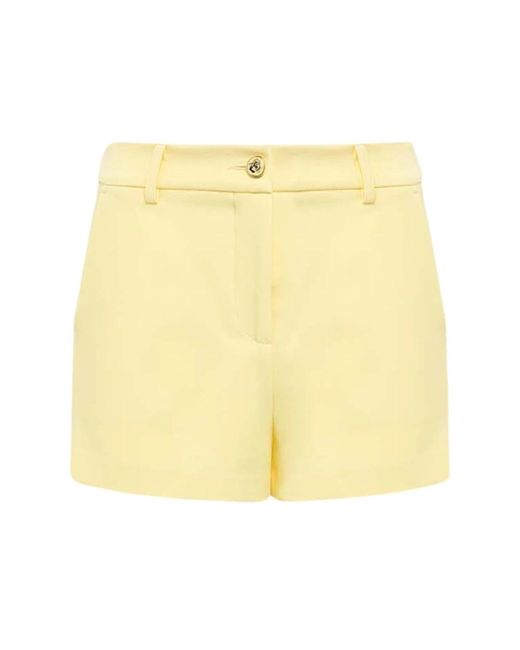Blugirl Blumarine Yellow Short Shorts
