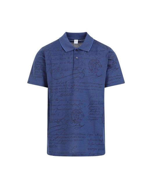 Tops > polo shirts Berluti pour homme en coloris Blue