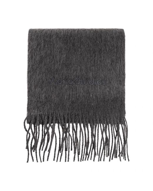Acne Black Winter Scarves