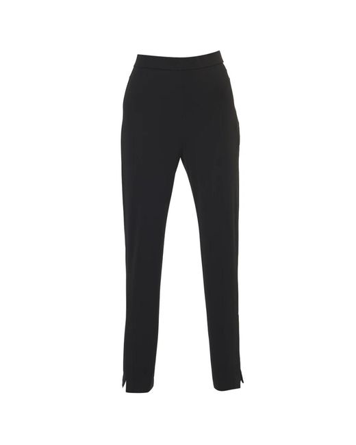 Erika Cavallini Semi Couture Black Slim-Fit Trousers