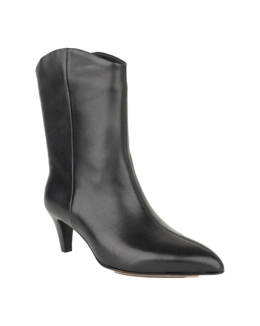 Linda Baumann Gray Heeled Boots