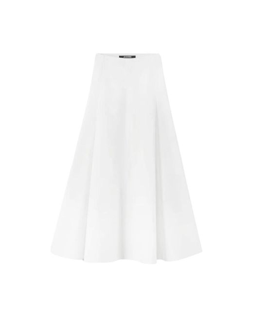 Jacquemus The Triangle Skirt in het White