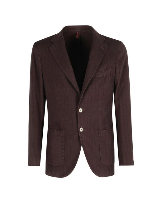 Santaniello Brown Blazers for men