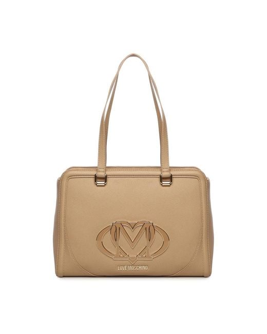 Love Moschino Natural Shoulder Bags