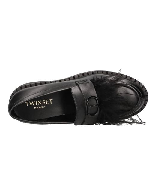 Twinset Black Loafers