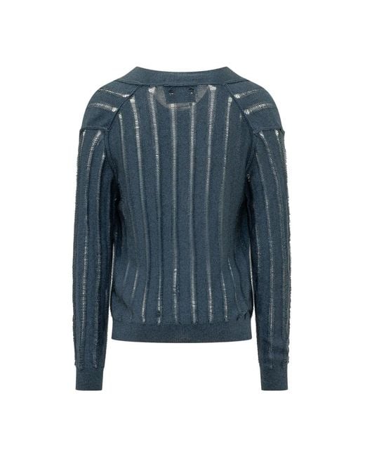 Cardigans di Amaranto in Blue da Uomo