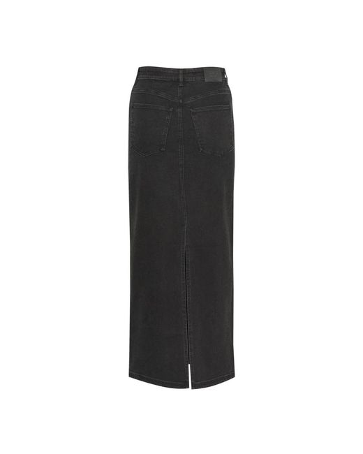 Gestuz Black Denim Skirts