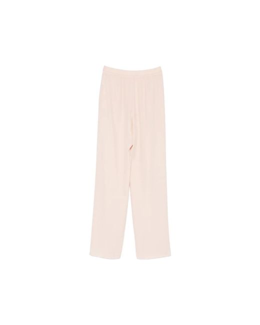 Emporio Armani Natural Straight Trousers
