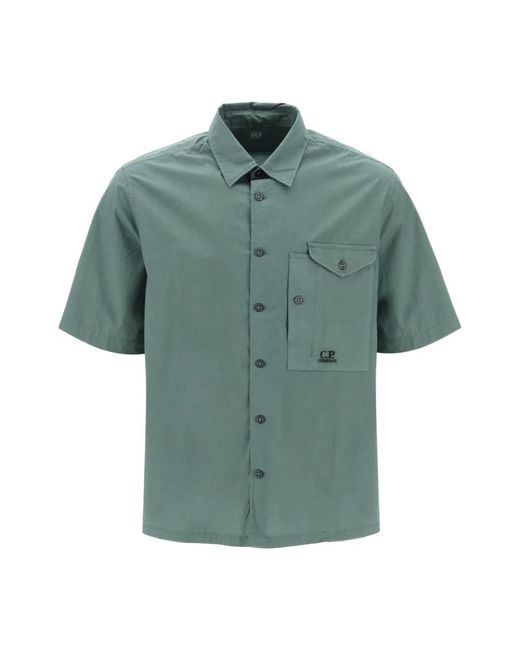 C P Company Short sleeve shirts in Green für Herren