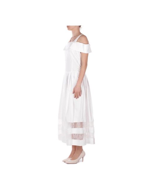 Blugirl Blumarine White Maxi Dresses