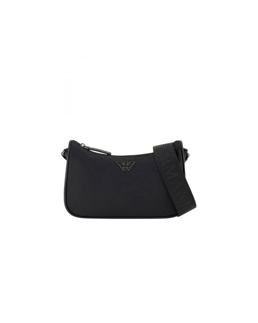 Emporio Armani Black Cross Body Bags for men