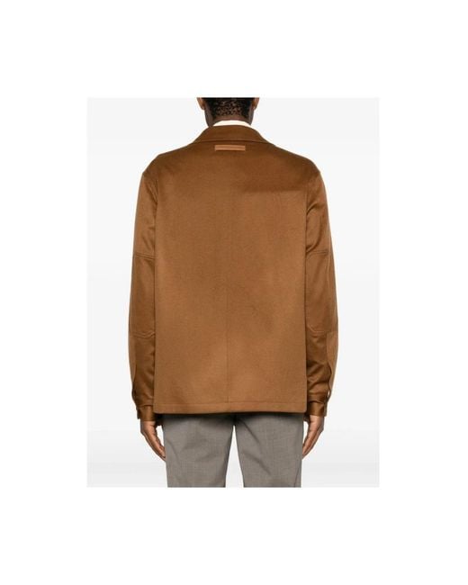 Zegna Brown Light Jackets for men