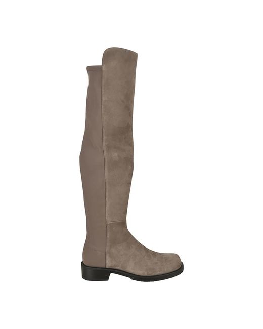 Stuart Weitzman Over-Knee Boots in het Brown