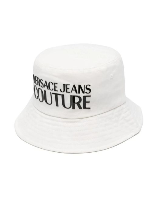 Versace White Hats for men