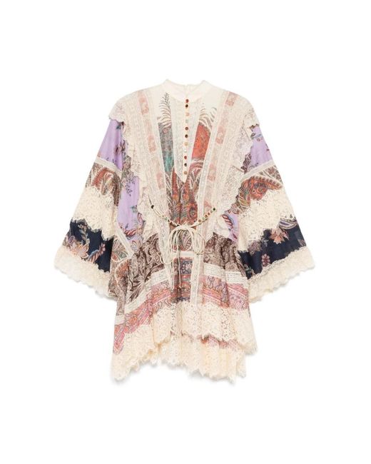Zimmermann Pink Short Dresses