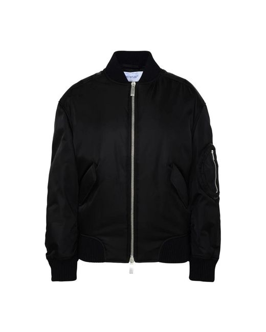 Off-White c/o Virgil Abloh Black Bomber Jackets