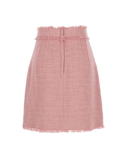 Short Skirts Dolce & Gabbana de color Pink