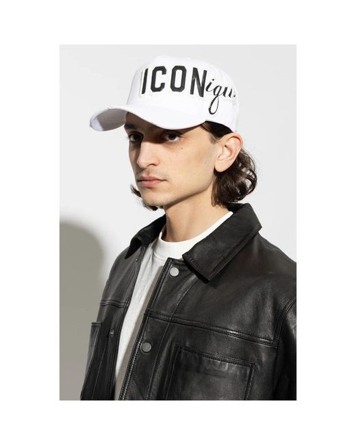 Caps di DSquared² in White da Uomo