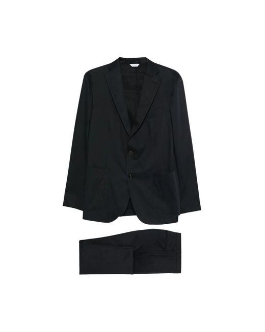 Boglioli Black Single Breasted Suits for men