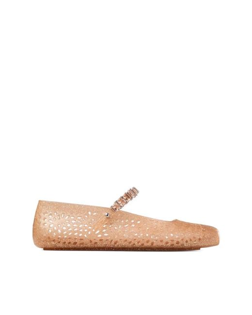 Jimmy Choo Pink Ballerina Shoes