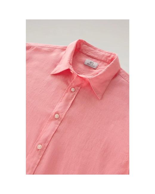Woolrich Pink Casual Shirts for men