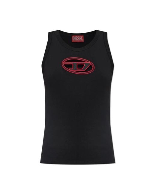 DIESEL Black Sleeveless Tops