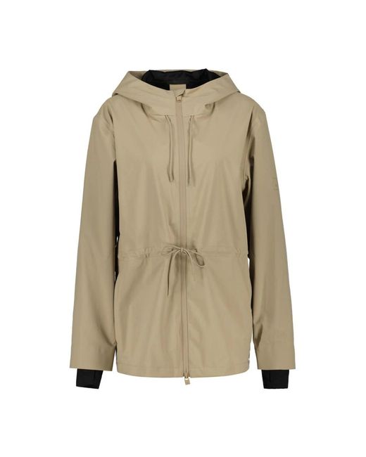 Rains Suva Hardshell String Jacket in het Natural