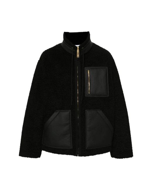Moschino Light Jackets in Black for Men Lyst UK