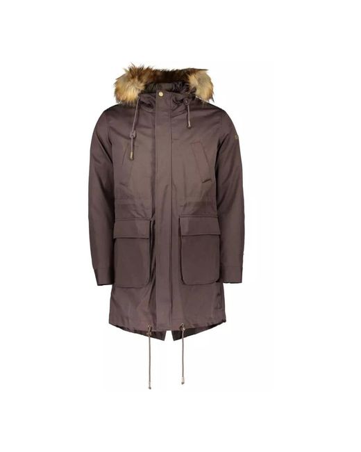 Guess Brown Winter Jackets for men