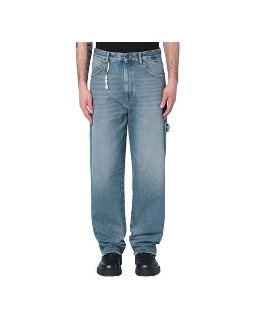 DARKPARK Blue Straight Fit Jeans for men