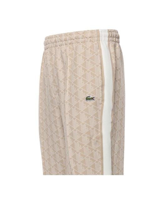 Sweatpants Lacoste de hombre de color Natural