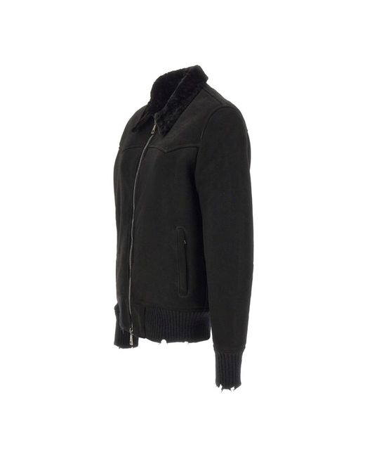 Leather Jackets Giorgio Brato pour homme en coloris Black