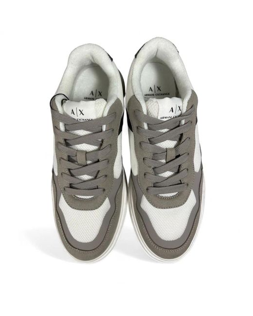 ARMANI EXCHANGE Lässige sneaker schuhe für männer in Natural für Herren
