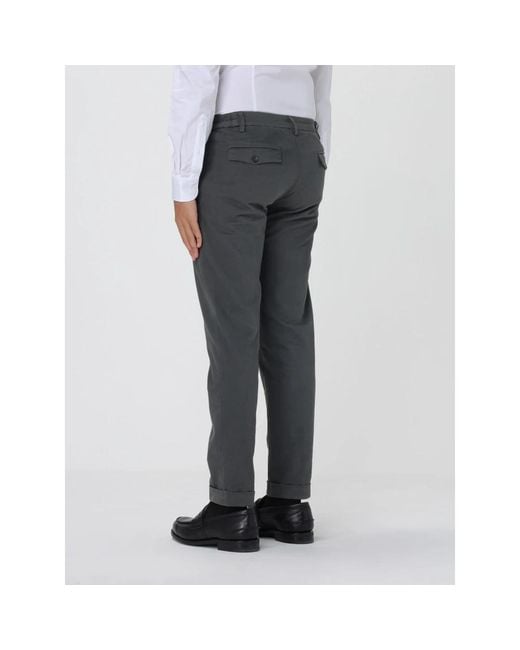 Fay Gray Slim-Fit Trousers for men