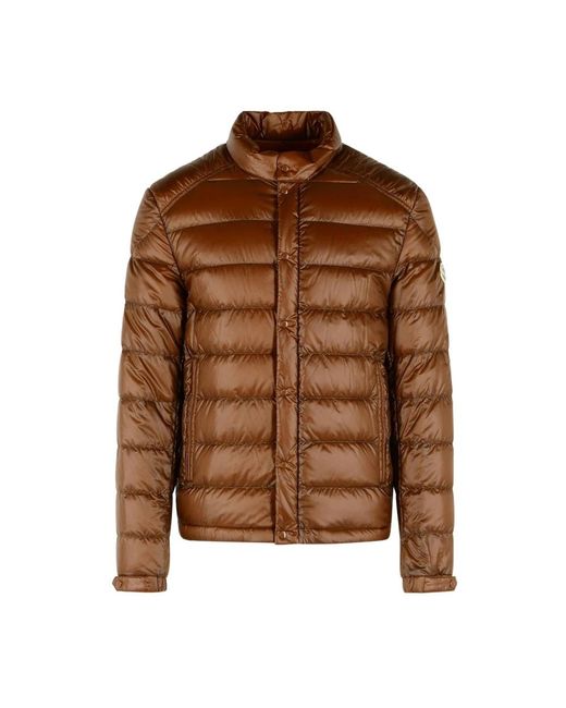 Moncler Brown Down Jackets for men