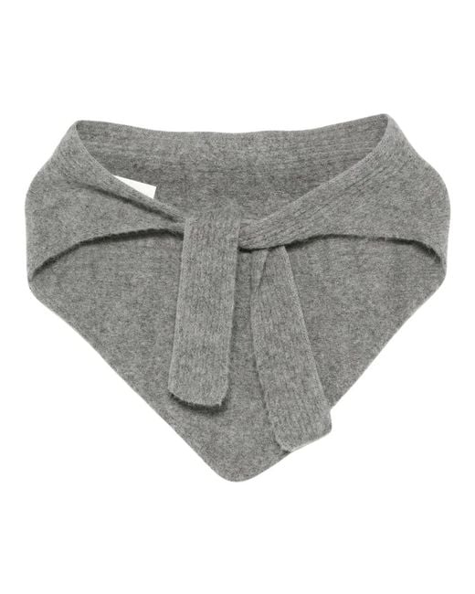 Jacquemus Gray Winter Scarves