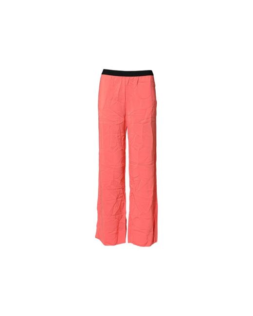 Jucca Red Wide Trousers