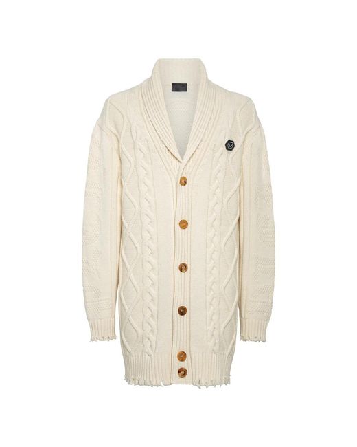 Cardigans Philipp Plein de hombre de color Natural