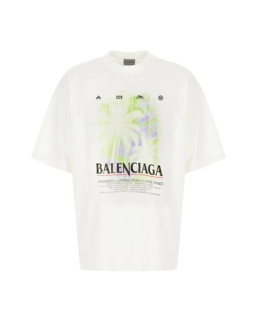 Balenciaga White T-Shirts for men