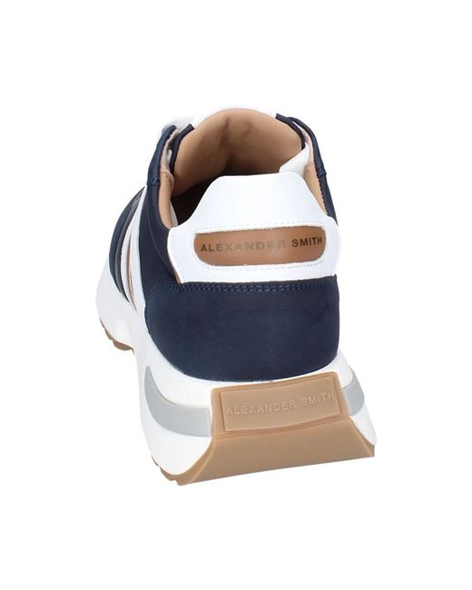 Alexander Smith Blue Sneakers for men