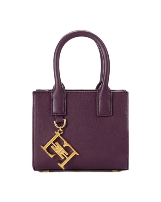 Elisabetta Franchi Purple Handbags