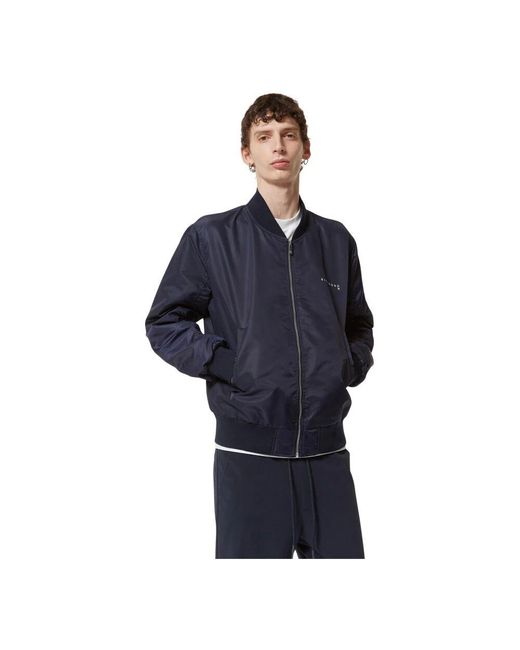 RICHMOND Dunkelblaue Bomberjacke Mit Minimalen Details in Blue für Herren