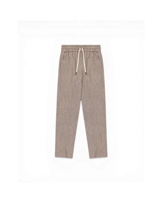 Circolo 1901 Gray Tapered Trousers