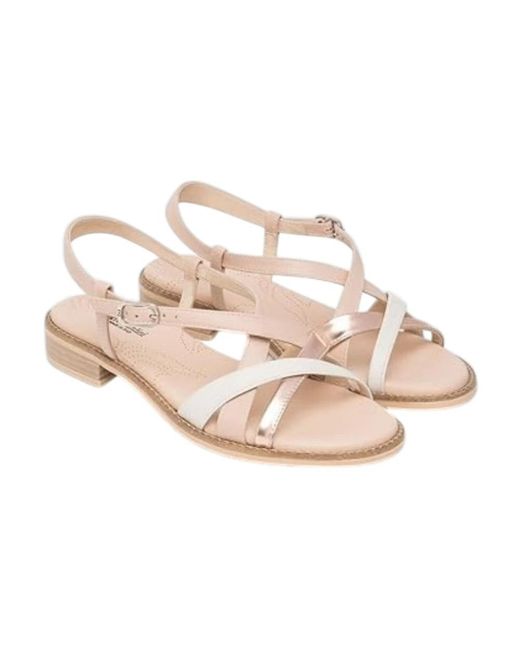 Nero Giardini Pink Flat Sandals
